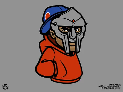 MFDoom character design graphics illustration mfdoom t shirt design vector vector design