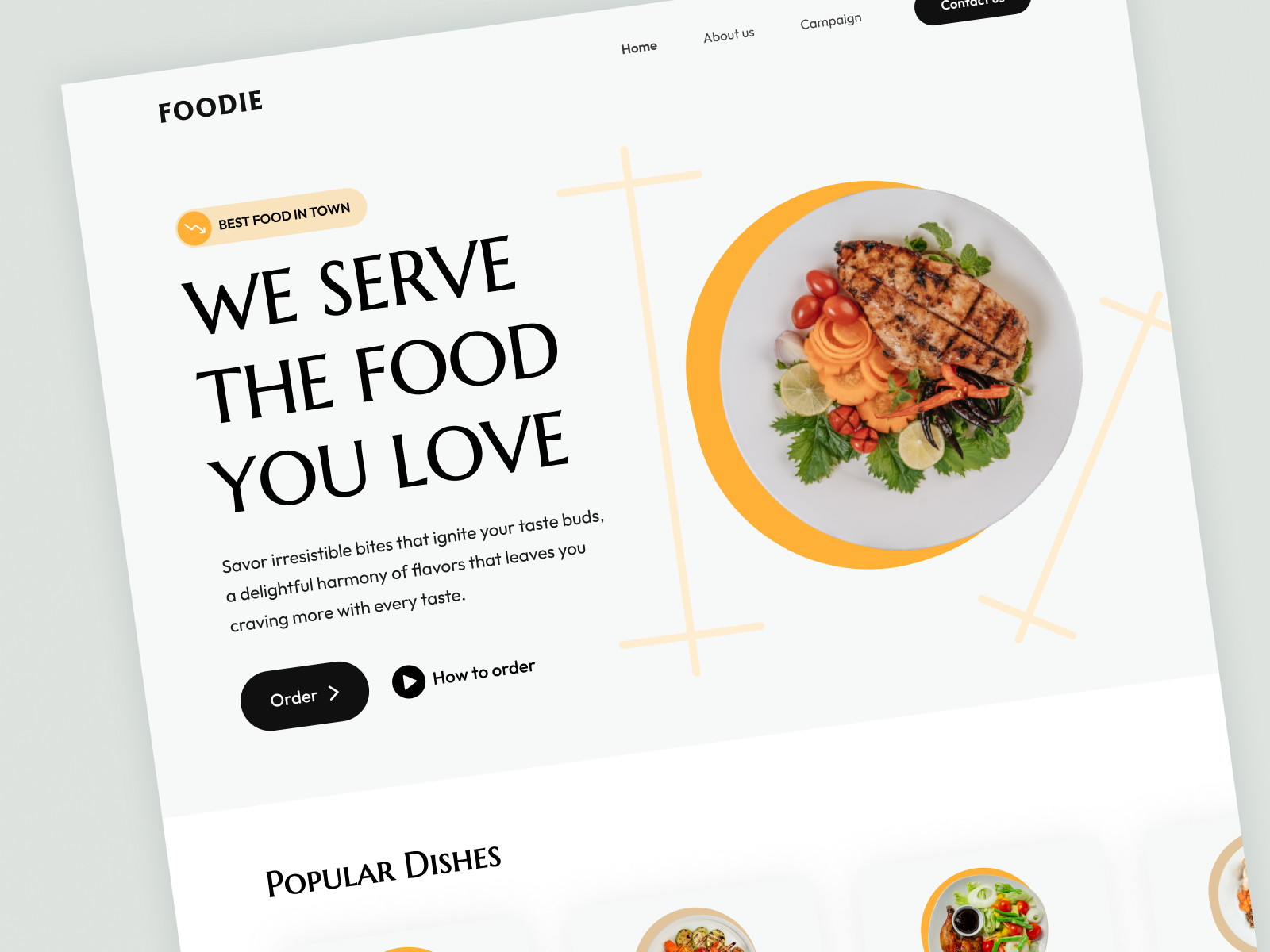 Example of Restaurant Website