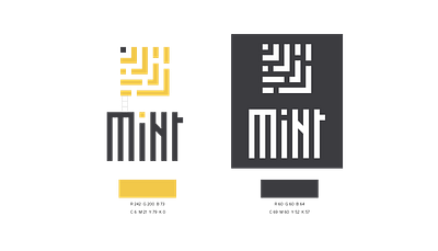 Mint, minimalistic logo branding graphic design logo