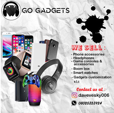 GO GADGETS graphic design