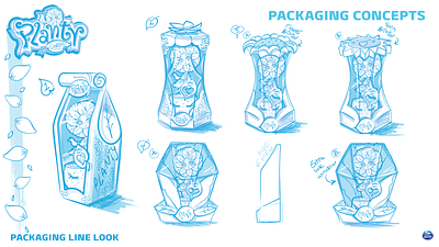 A Collection of Unused Packaging Concepts branding concept cute design fun graphic design illustration logo playful