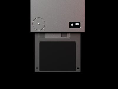 Modern Floppy Drive 3d 3dmodeling bluetooth cable card reader floppy disk floppy drive industrial design modeling render rosek sd card usb c
