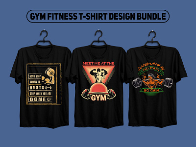 Gym Tshirt designs, themes, templates and downloadable graphic elements on  Dribbble