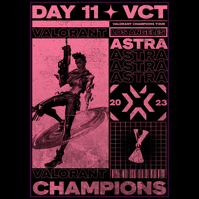 Valorant Champions 2023 - Day 11 art artwork design poster valorant