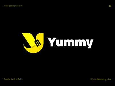 Y Food Logo, Restaurant Logo, Food Logo, Cafe Logo, Bakery Logo brand identity branding creative logo food logo design iqbalhossainglobal logo logo design logo designer md iqbal hossain minimal logo minimalist logo modern logo