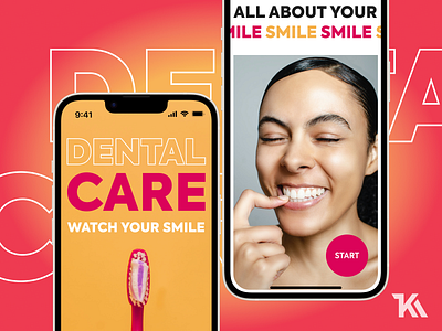 Dental Care Mobile App app design figma mob mobile design ui ux