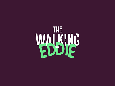The Walking Eddie Logo animation character dark lila dream eddie game game design game logo illustration lemon logo mobile odyssey purple puzzle quest the walking dead vibrant green zombie zombie colours
