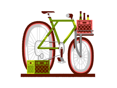 🚲 bicycle illustration procreate