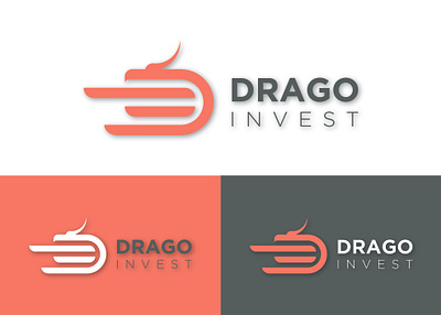 Drago Invest Logo branding branding design business logo company logo corporate design graphic design illustration logo logo design minimal minimalist modern typography