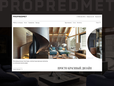 PROPREDMET design nikitashubinru site ui ux web webdesign