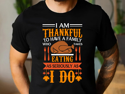 Thanksgiving T-Shirt Design branding design eat turkey graphic design illustration logo merch by amazon print on demand spreadshirt teepublic teespring thankful thanksgiving turkey typography zazzle