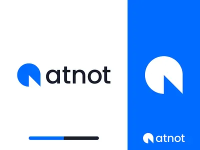ATNOT LOGO BRANDING apps icon brand identity branding concept design graphic design illustration letter a letter n logo logo design mark minimal modern motion graphics simple smart tech ui