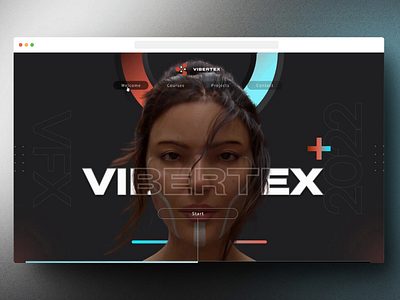 Case study #5 - Tethered Cards UI | Landing Page | Vibertex 3d model agency brand identity carrd cinema4d creative dark digitalmarketing education gaming graphic design illustration landing page online courses ui ux vfx