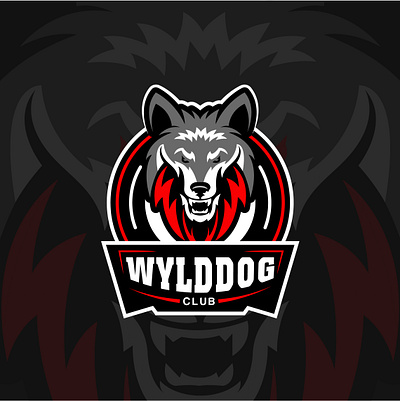 WYLD DOG Logo Design business logo club logo creative logo custom logo monogram logo
