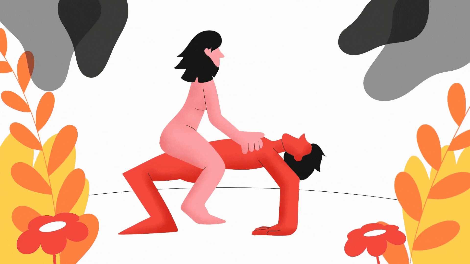 Illustrations • Positions du Kamasutra (Madmoizelle) by Humanoid Design on  Dribbble