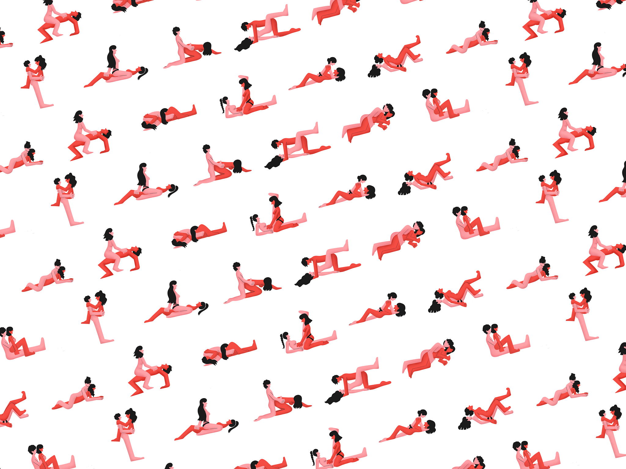 Illustrations • Positions du Kamasutra (Madmoizelle) by Humanoid Design on  Dribbble