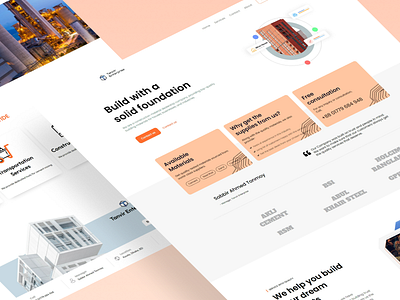 Construction Company site ui