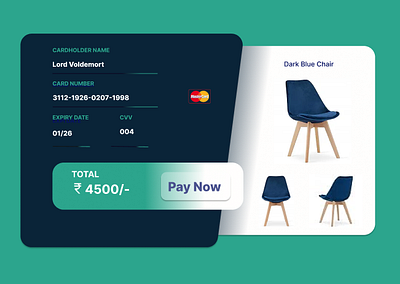 UI Design Challenge aesthetic credit card easy to use friendly interface online payment ui ui design challenge user interface user journey ux design