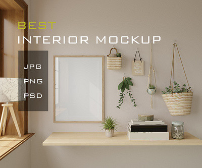 Interior frame mockup