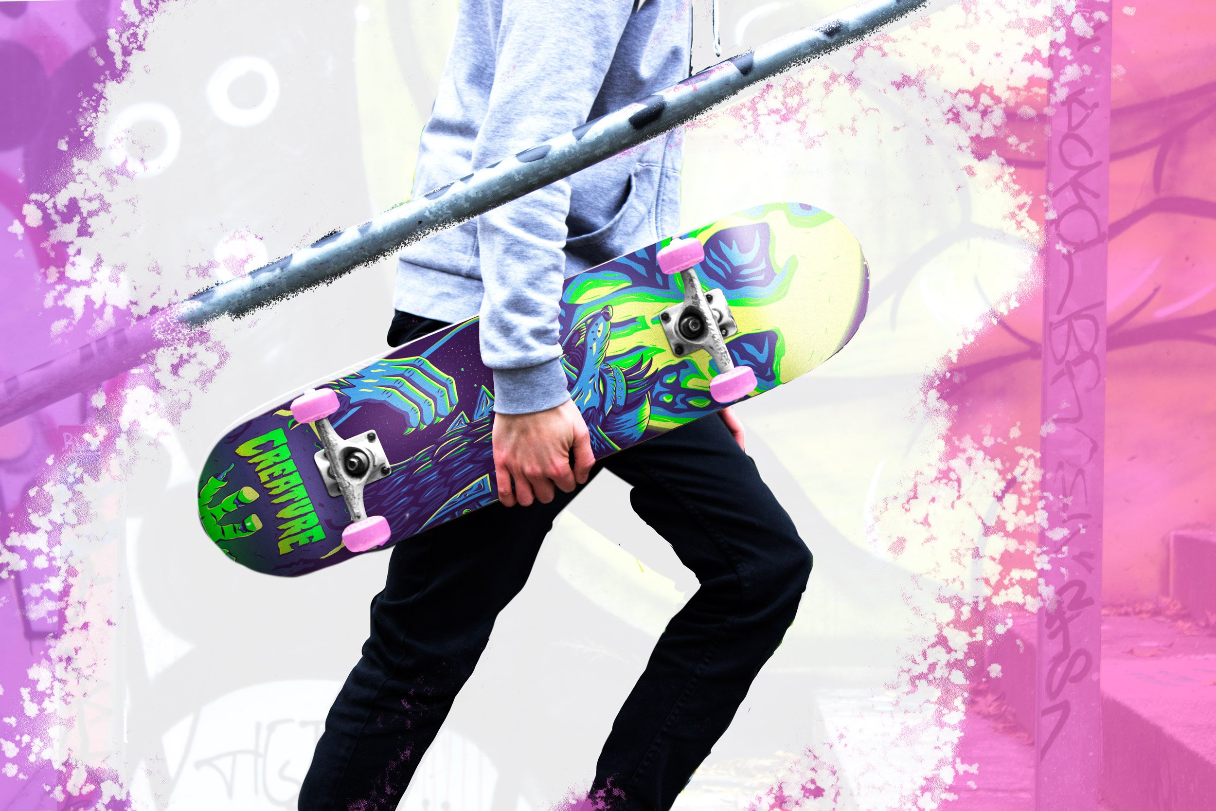 Creature Contest 2020 alex burch branding creature design drawing graphic design illustration logo skateboard typography ui ux vector