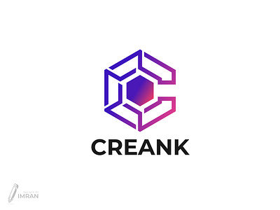 Creank - Logo Design(Unused) app logo brand identity branding creative logo design gradient logo graphic design icon illustration letter logo logo logo design minimal logo