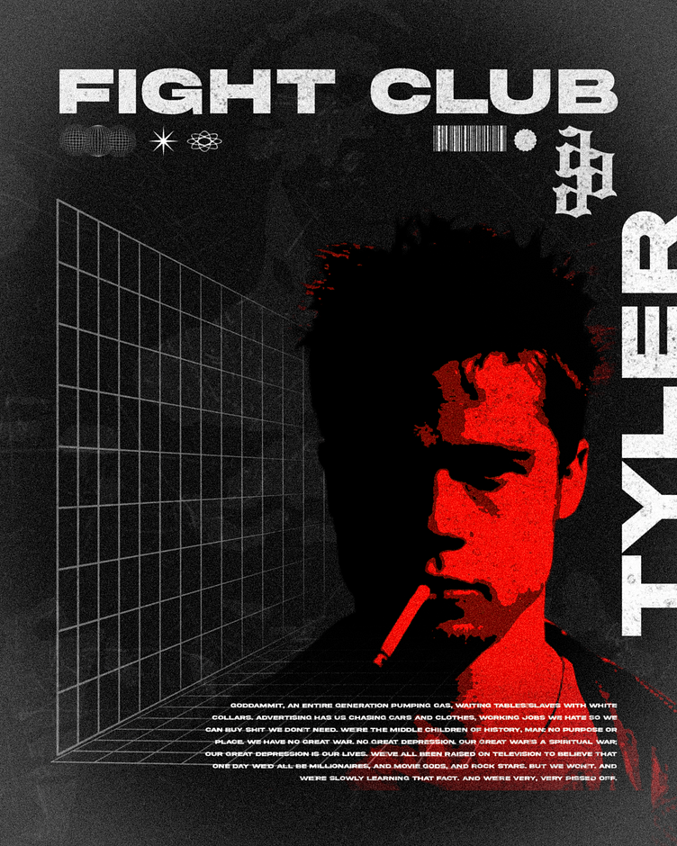Fight Club poster by VIZPIX on Dribbble