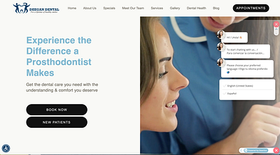 Dental Website app branding design graphic design illustration typography