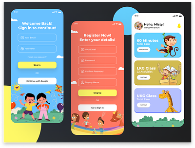 TinyMinds World app design childapp childappdesign childappui childgame childui kid kidapp kidgame kidlearning learn playgroup ui ux