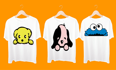 Cartoonic T-shirts Designs 3d animation graphic design