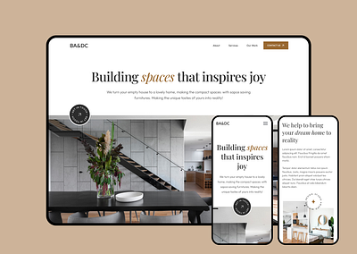BA&DC Web Design design ui ux website