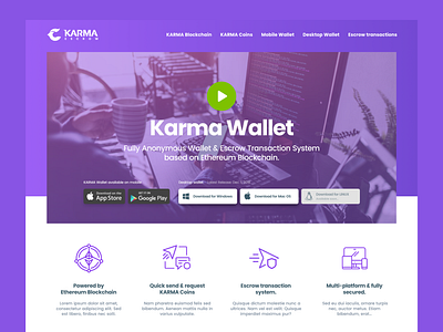 Karma Escrow LP graphic design ui ux