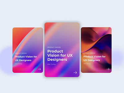Figma Creative Content Card UI Design user interface design