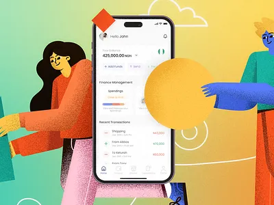 Landing Page Illustration art design graphic design illustration ui