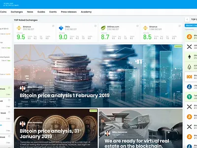 Cointelligence.com redesign ui ux
