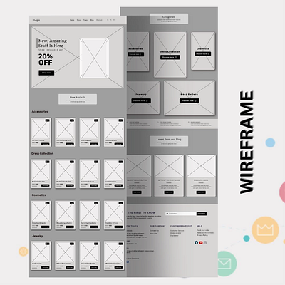 Mid Fidelity wireframing of landing page app appdesign design figma graphic design landingpage typography ui uiux userexperience userinterface userresearch ux webdesign wireframe
