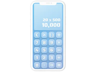 Calculator design dailyui ui ux