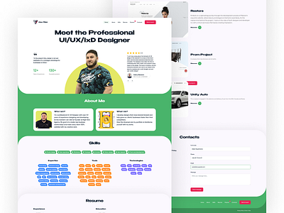 Filyuk.top branding design graphic design landing page logo ui ui design ux ux design web design website