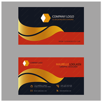 BUSINESS CARD DESIGN business card modern minimalist professionnal business card