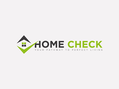 Home Check Logo branding business logo company logo design flat logo geometric logo graphic design home check logo logo logo creation minimalist logo real estate vector