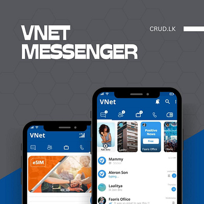 VNet Messenger App appdesign chatapp communicationdesign digitalcommunication digitalidentity esimapp esimintegration instantmessaging messengerapp mobileappdesign responsivedesign uiuxdesign userexperience userinterface virtualsim