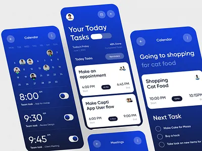 Task Manager App Design app app design awe ios manager mobile app productivity project management task task management task manager tasks to do to do list