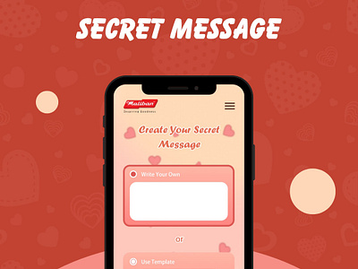 Secret Message App confidentialmessaging digitalprivacy encryptedmessages ephemeralmessages messageencryption mobileappdesign privacyapp privatechat responsivedesign secretmessageapp securecommunication securemessaging uiuxdesign userexperience userinterface