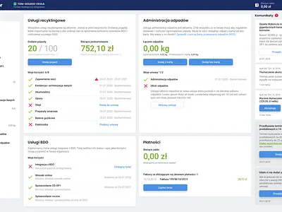Integrator dashboard ui ux