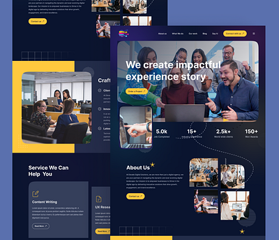 Digital website Agency agency design digital agency digital marketing interface landingpage project ui uidesign uiux uiuxdesign ux web design website websites