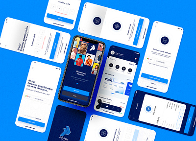 PayPay - Wallet App app app design blue cards crypto finance wallet