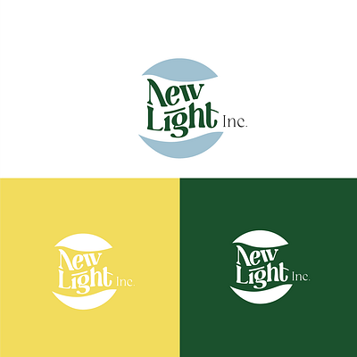 New Light Incorporation logo and brand identity design. branding design graphic design illustration logo typography ui vector