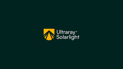 Ultraray Solarlight brand identity branding design energy graphic design icon logo logo design solar vector