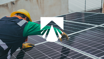 Ultraray Solarlight brand identity branding design energy graphic design icon logo logo design solar vector