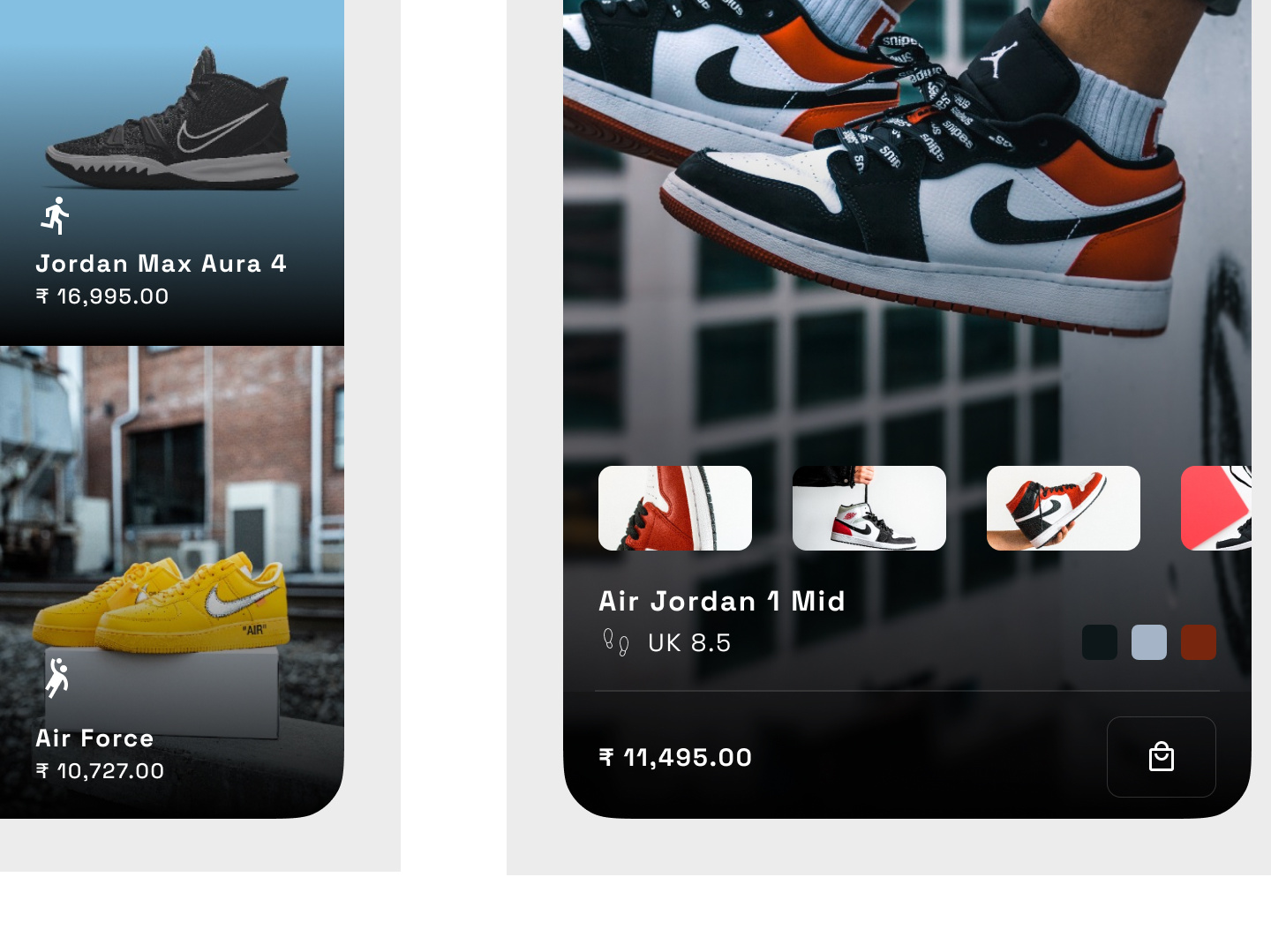 Nike App Concept by Sadhaf k on Dribbble