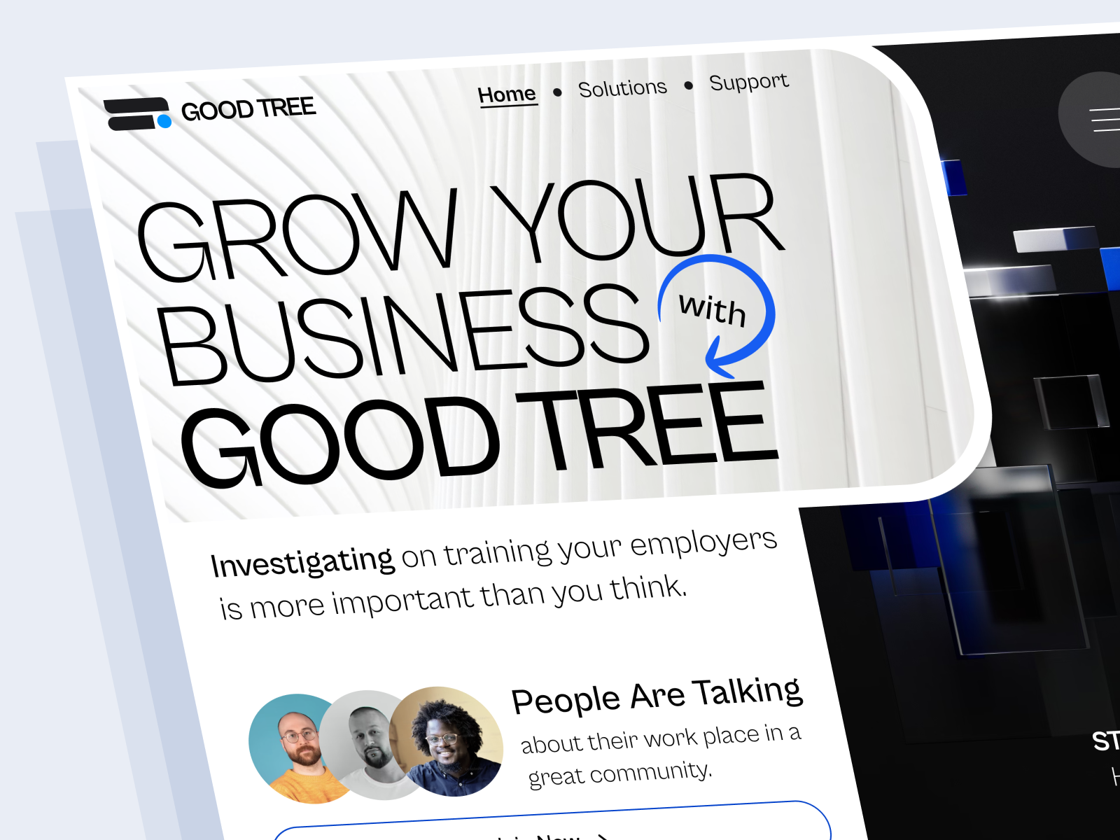 Business Consult Agency Landing Page agency business coaching company design flat flat design landing page optimization skill up training ui web design